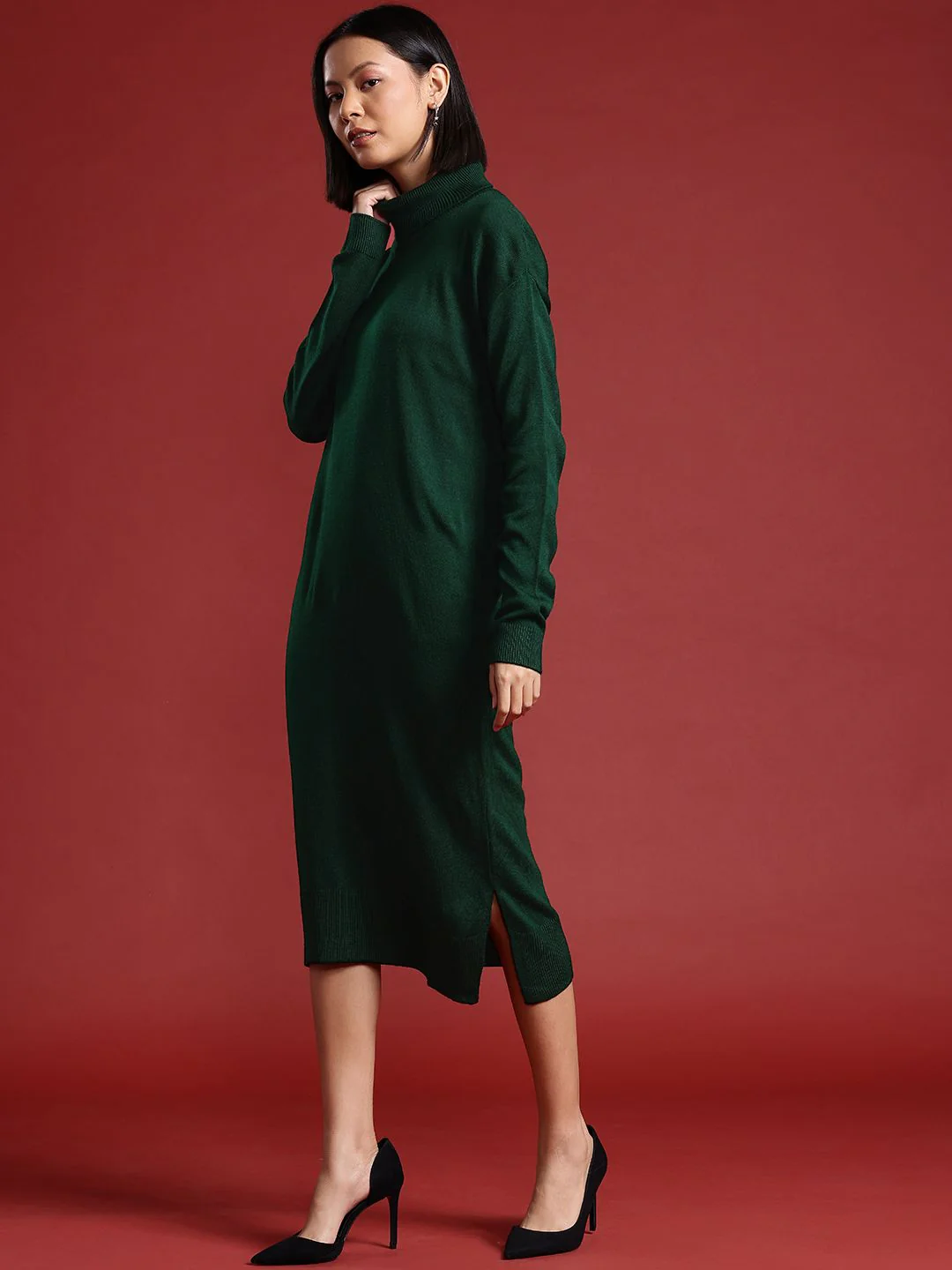 all about you Acrylic Sweater Midi Dress - Image 3