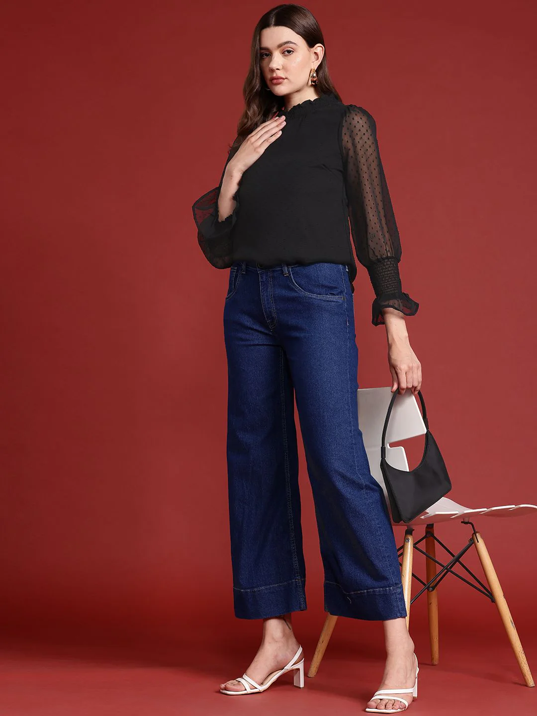 all about you Bell Sleeve Smocked Top - Image 4