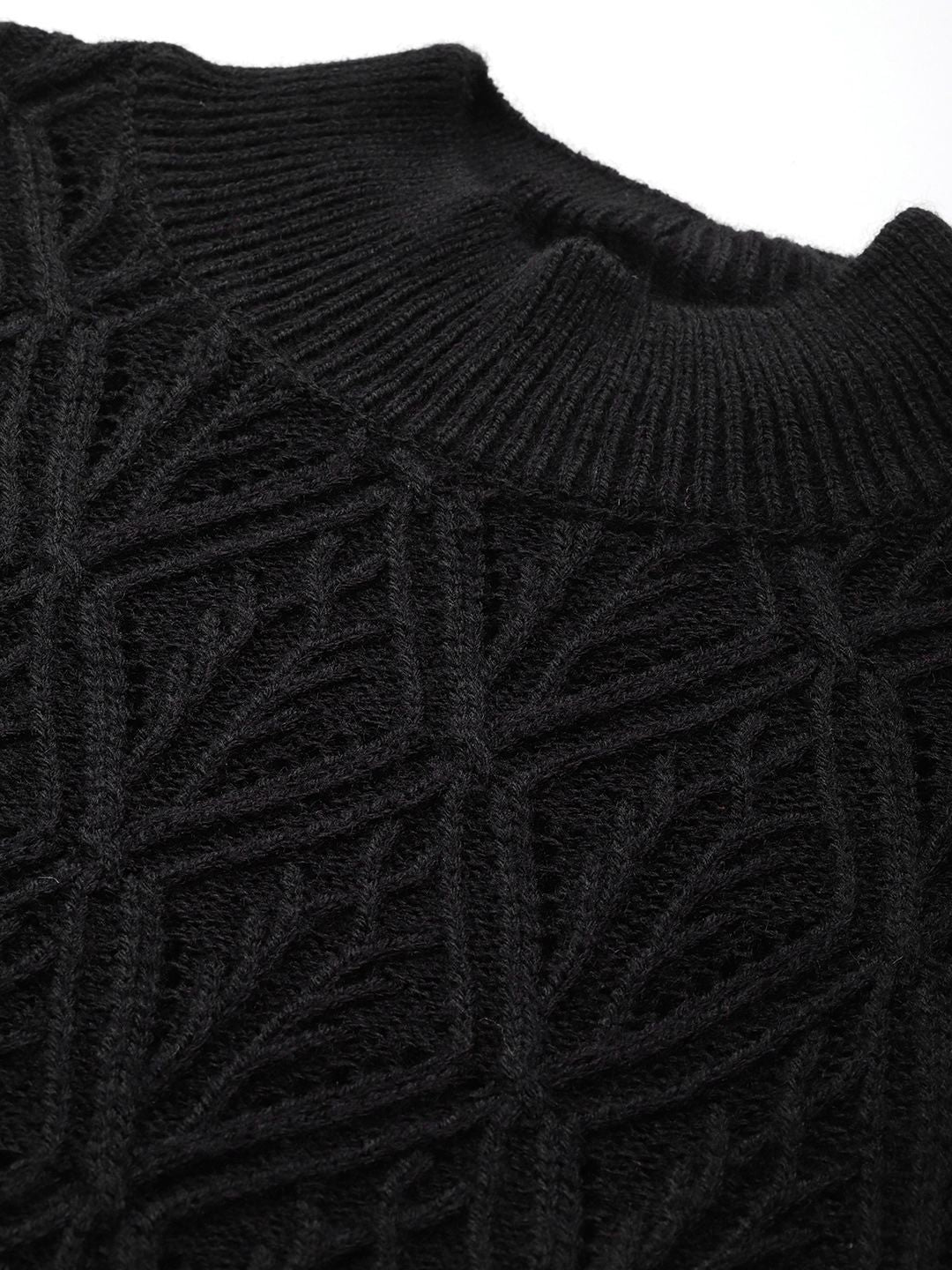 all about you Cable Knit Self-Design Pullover - Image 2