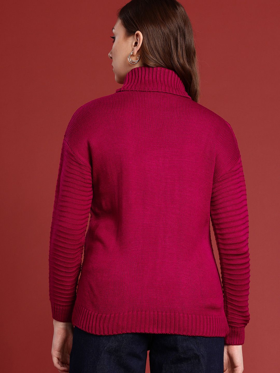 all about you Cable Knit Turtle Neck Pullover - Image 5