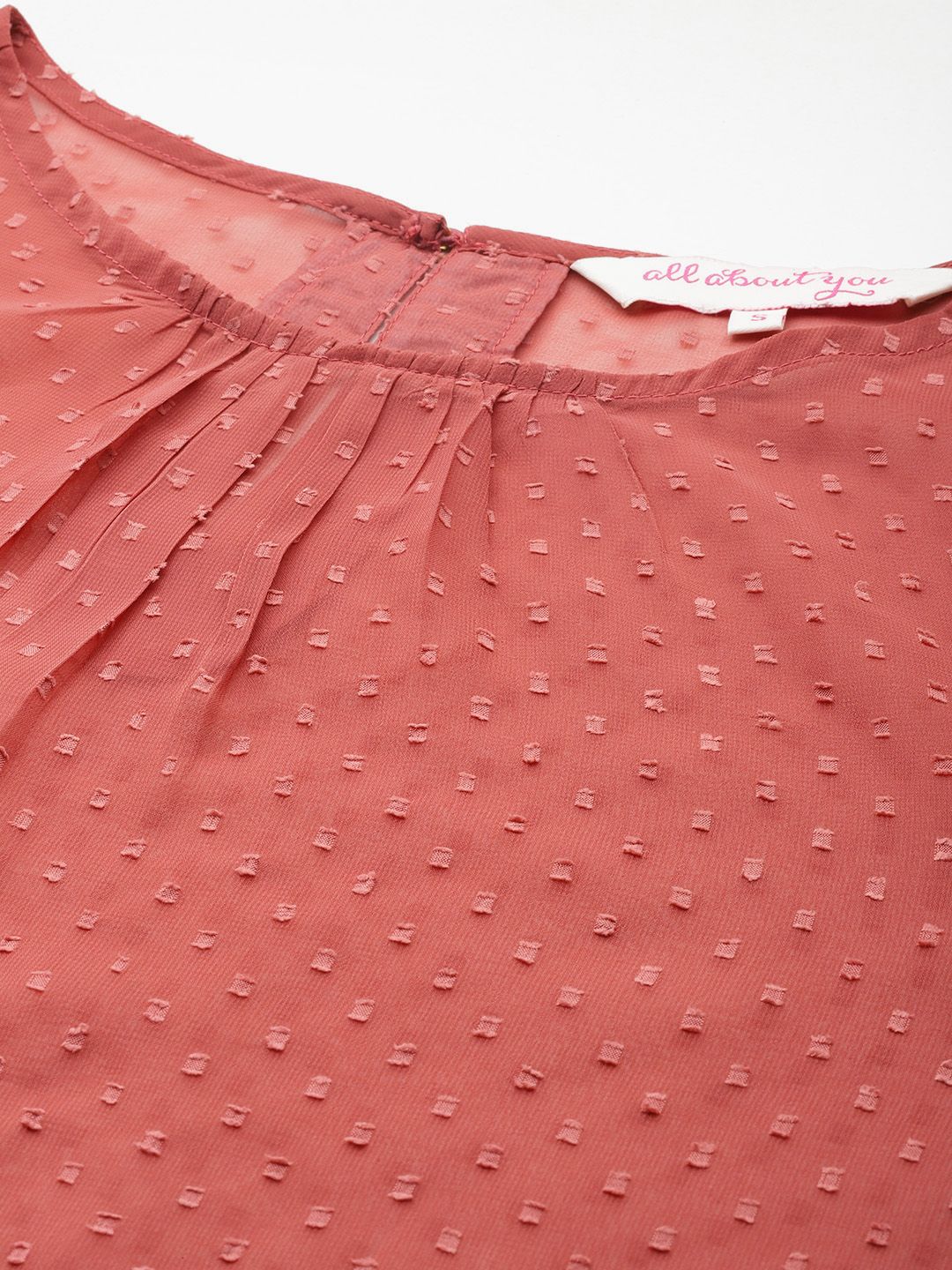 all about you Dobby Weave Sheer Top - Image 2
