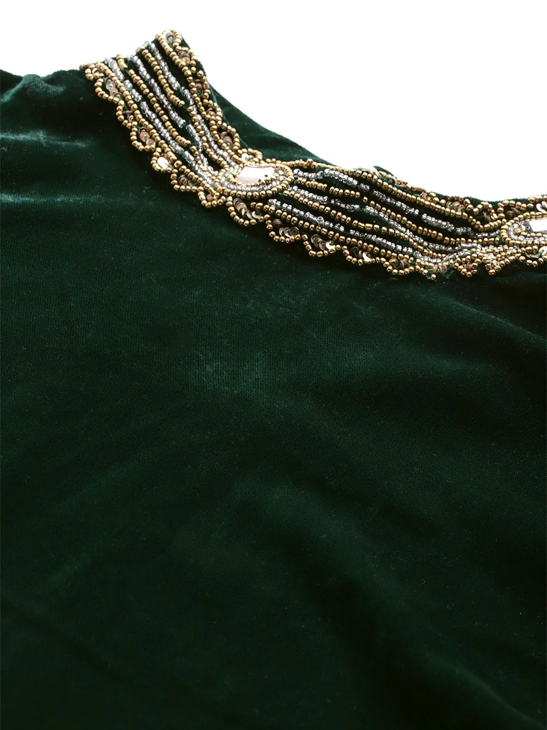 all about you Embellished Velvet Finish Sheath Dress - Image 2