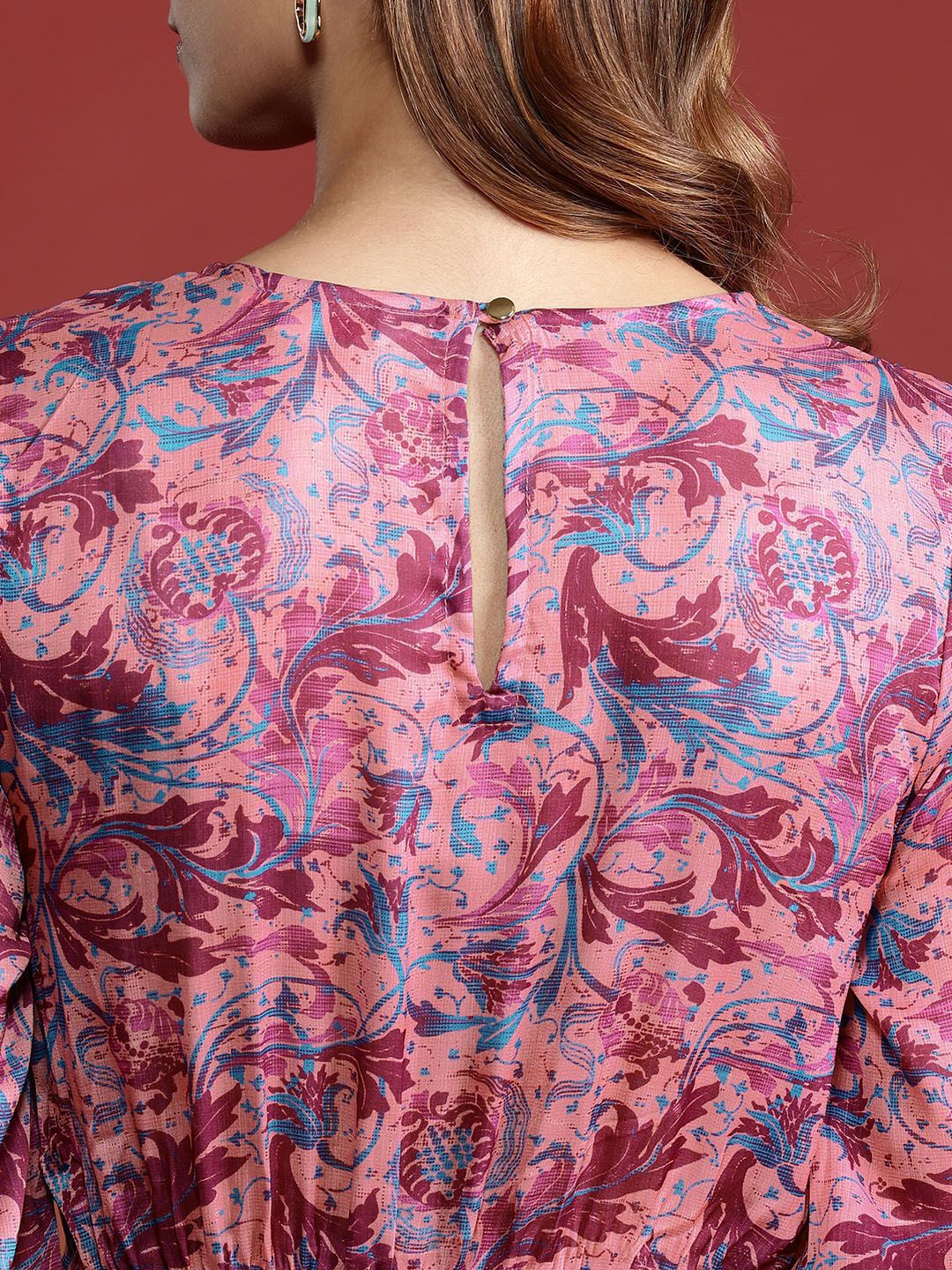 all about you Floral Print Fit & Flare Midi Dress - Image 6