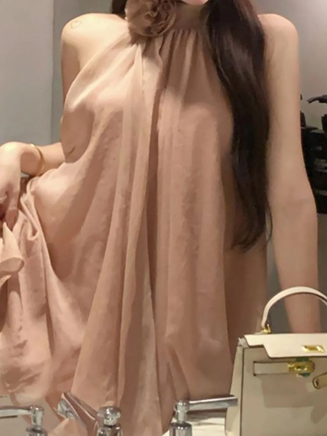 all about you Halter Neck A-Line Mini Dress - Image 2