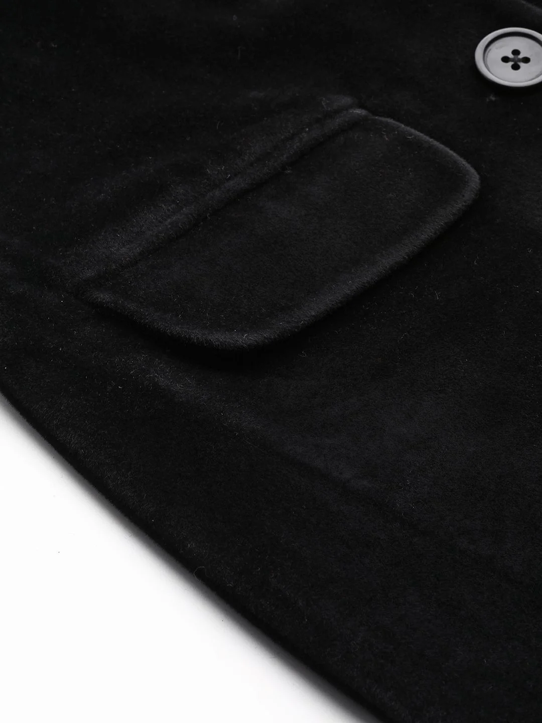 all about you Longline Velvet Overcoat - Image 6
