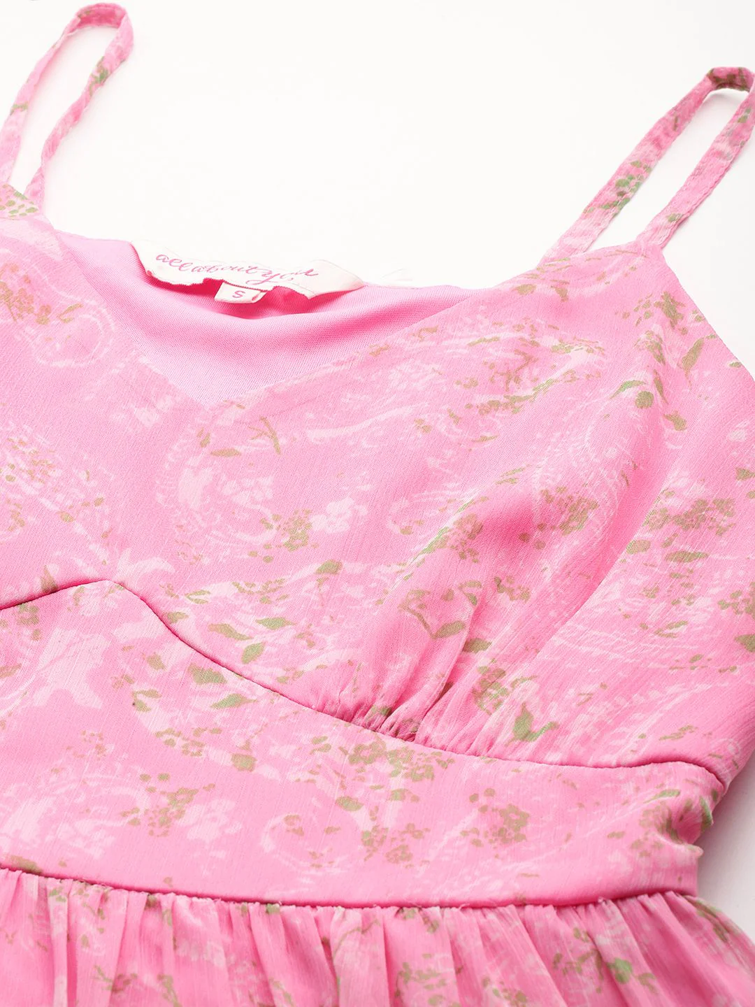 all about you Paisley Print Tiered A-Line Midi Dress - Image 2