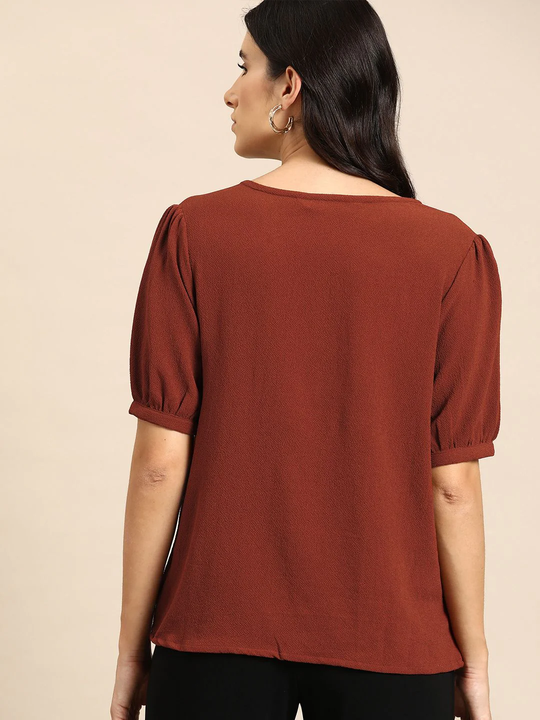 all about you Puff Sleeves Top - Image 5