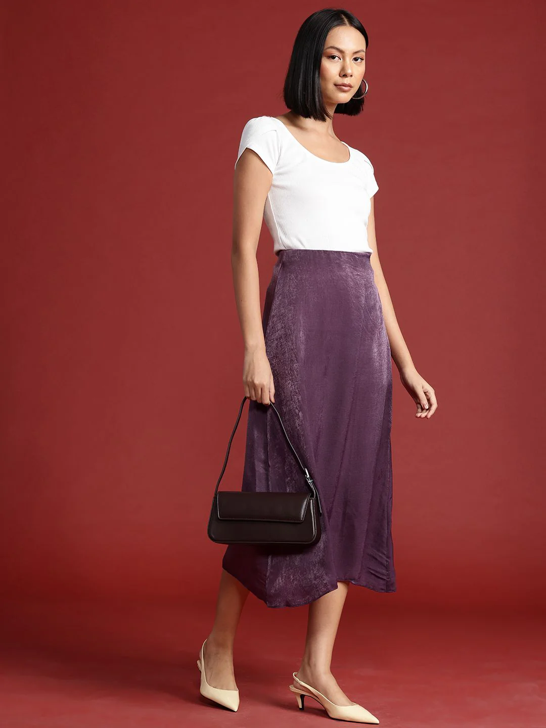 all about you Pure Cotton A-line Midi Skirt - Image 5