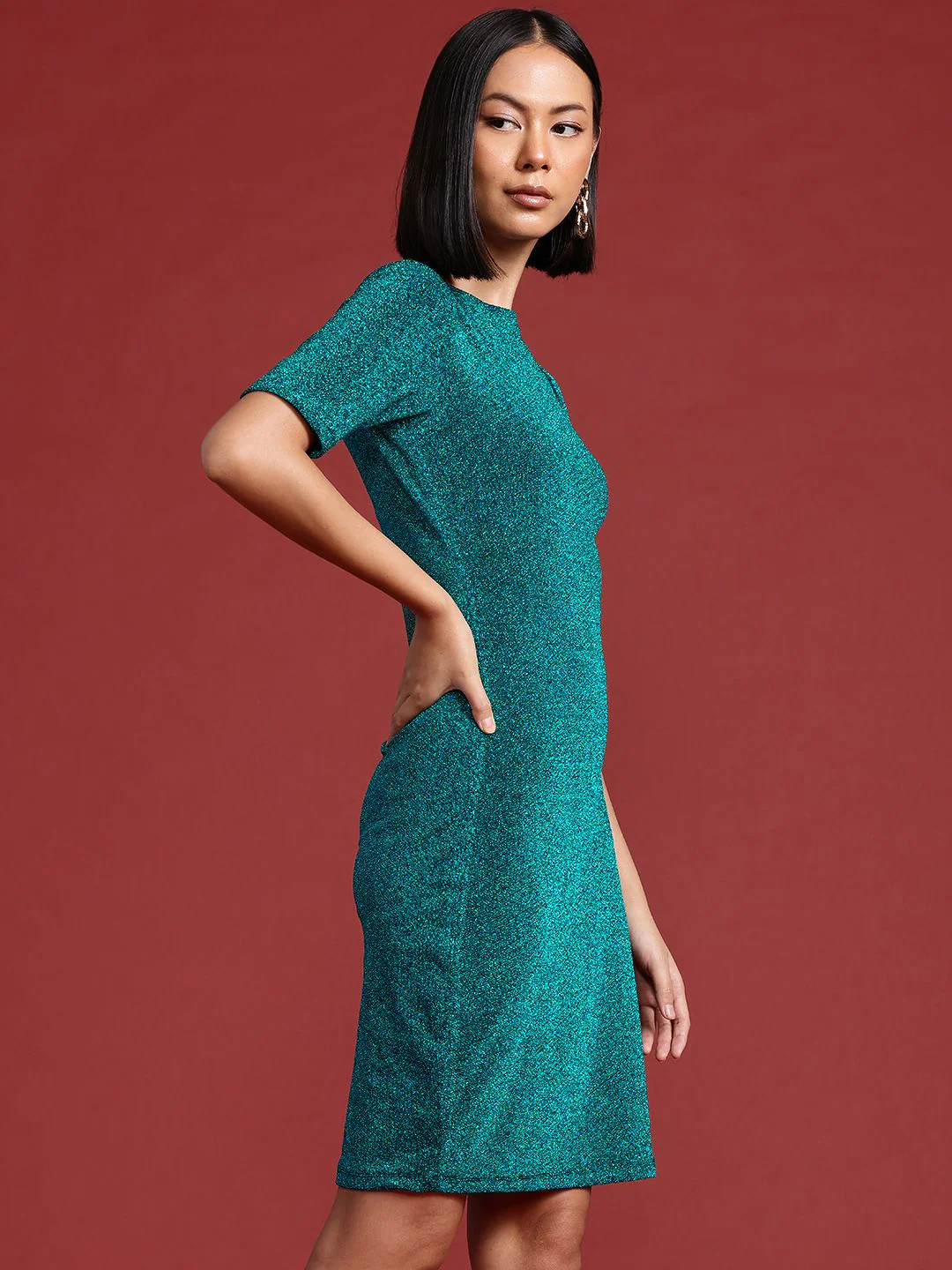 all about you Shimmery Sheath Dress - Image 5