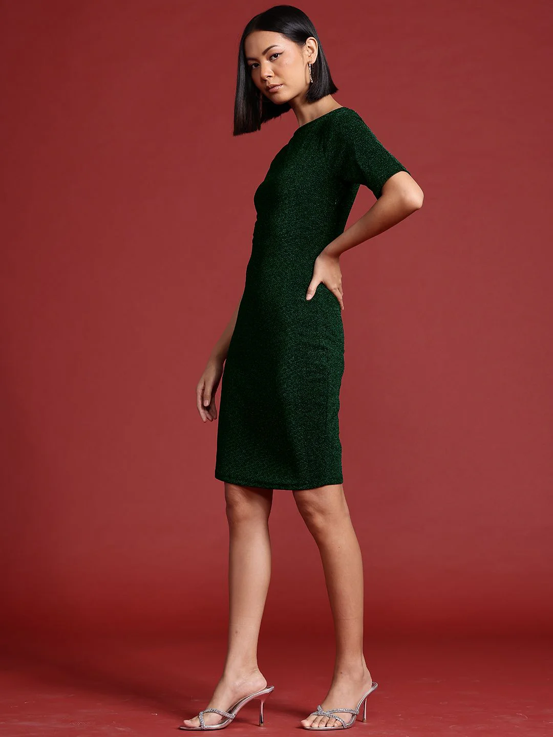 all about you Shimmery Sheath Dress - Image 3