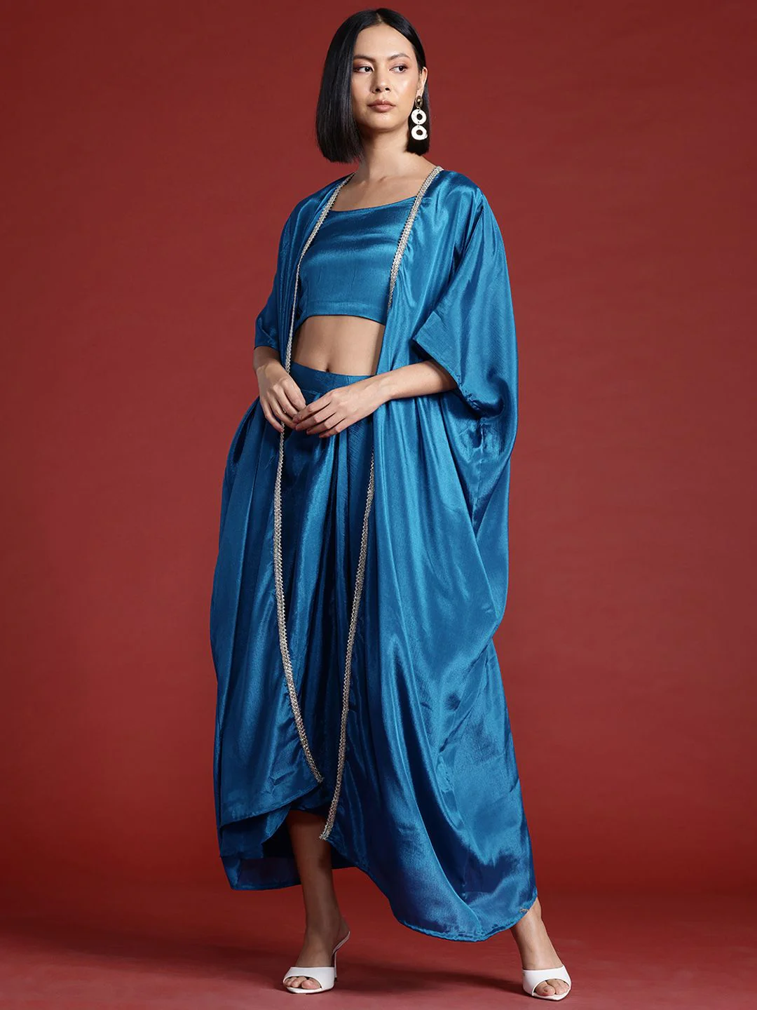 all about you Top with Skirt & Shrug Co-Ord Set - Image 7