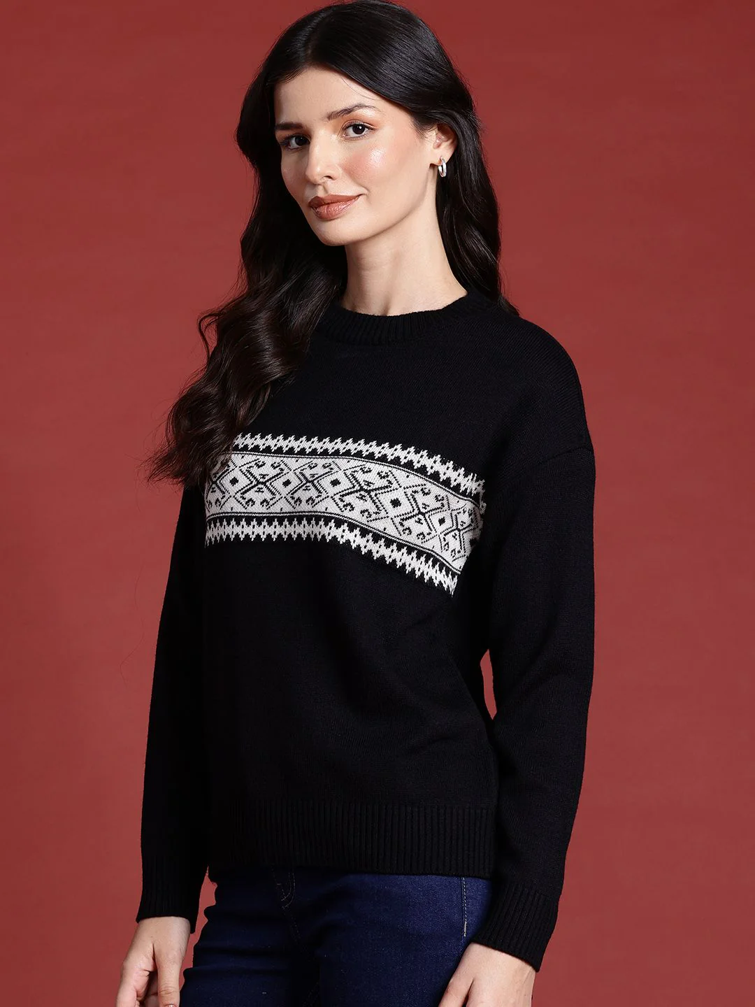 all about you Women Drop Shoulder Pullover - Image 3