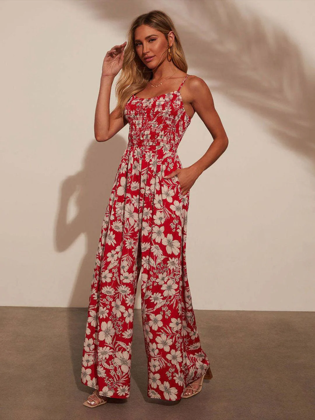 all about you Women Floral Print Basic Jumpsuit - Image 5