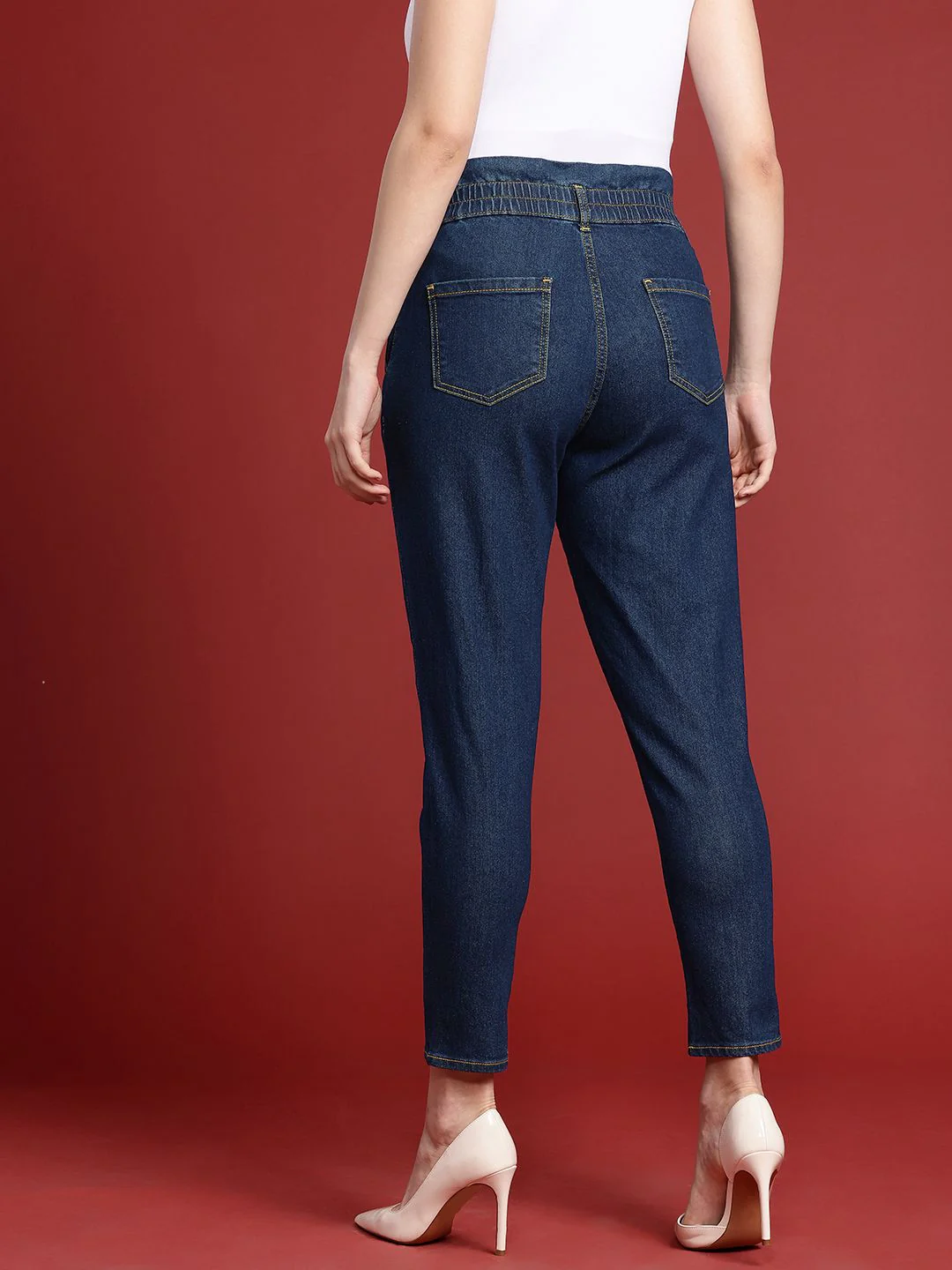 all about you Women No Fade Zip Fly Stretchable Jeans - Image 3