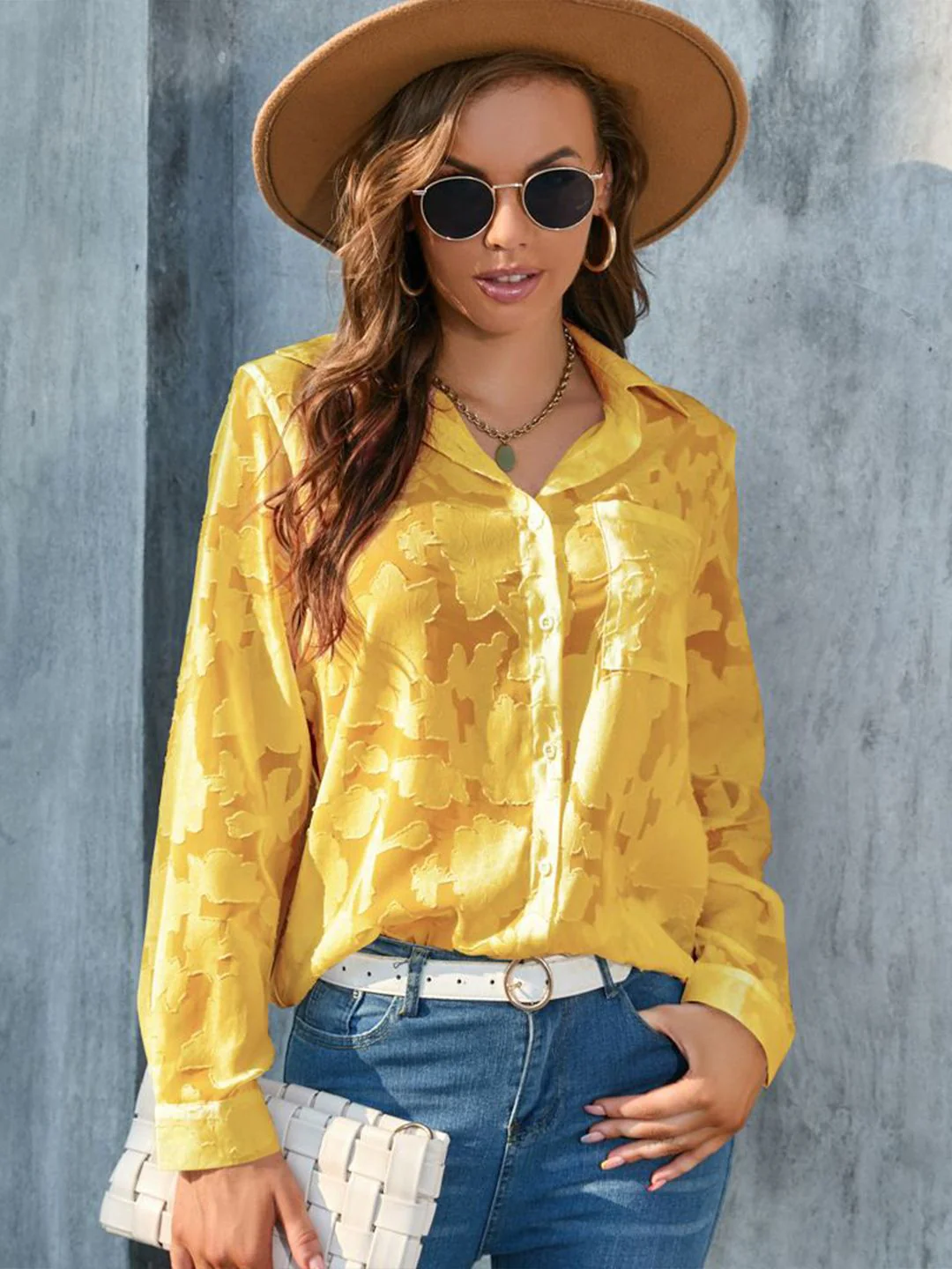 all about you Women Sheer Casual Shirt - Image 7