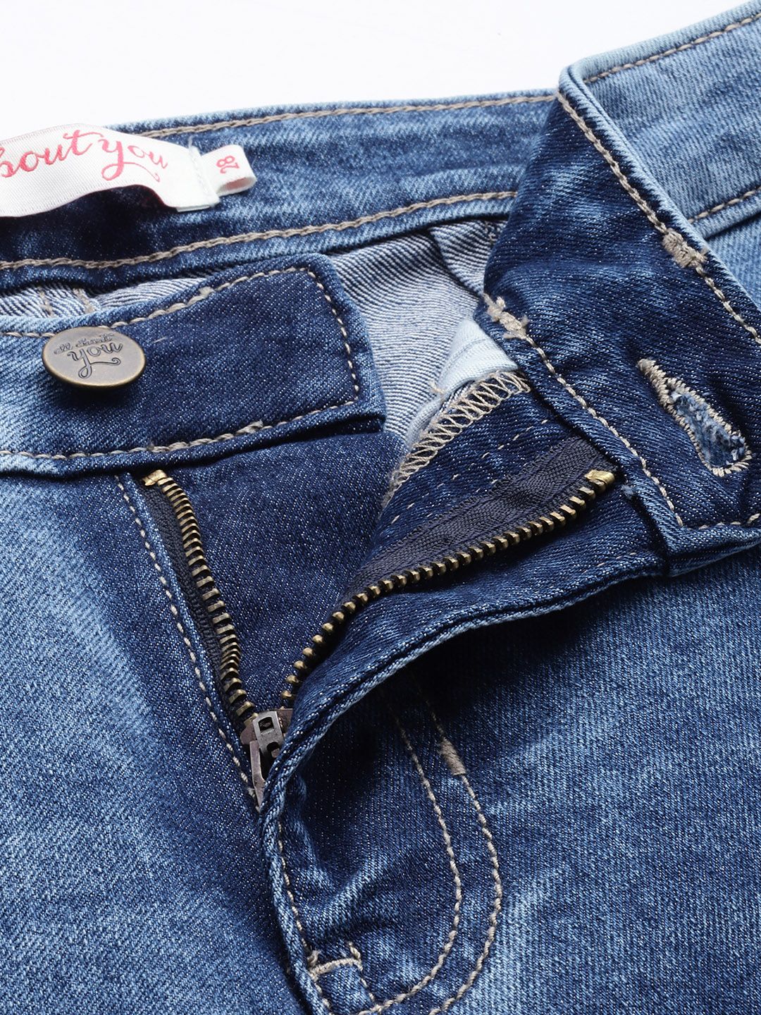 all about you Women Slim Bootcut High-Rise Heavy Fade Stretchable Jeans - Image 4