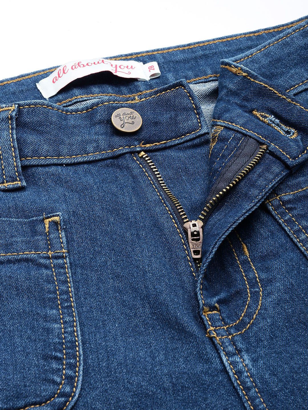 all about you Women Slim Bootcut High-Rise Stretchable Jeans - Image 4