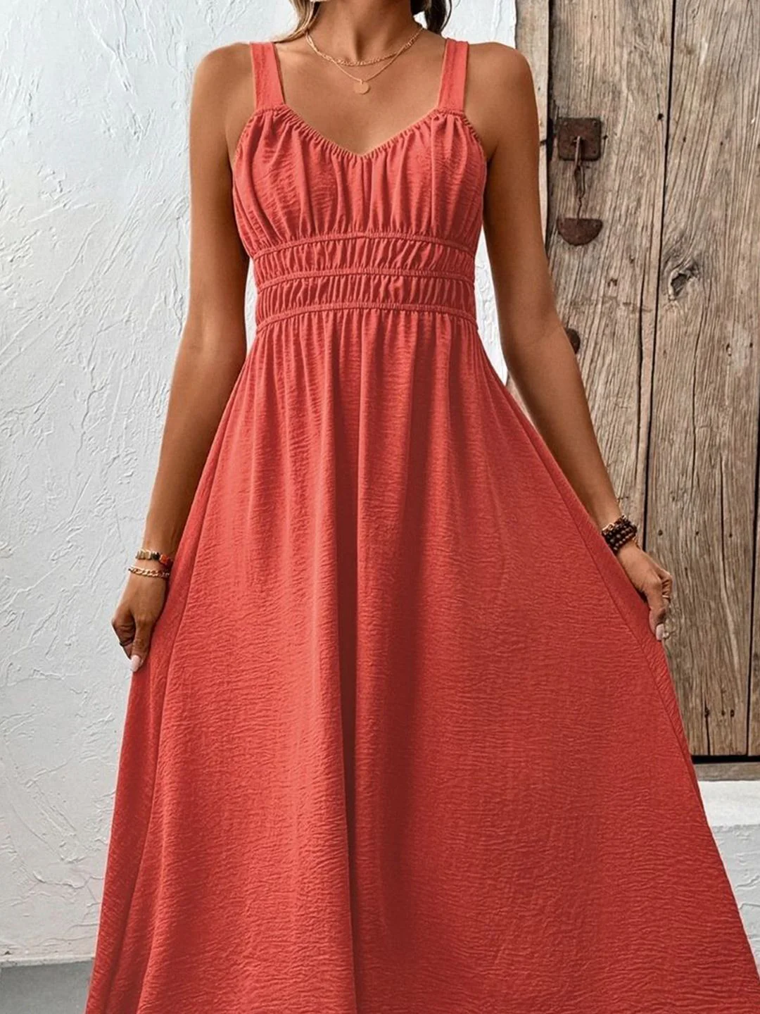 all about you Women Solid A-Line Maxi Dress - Image 3