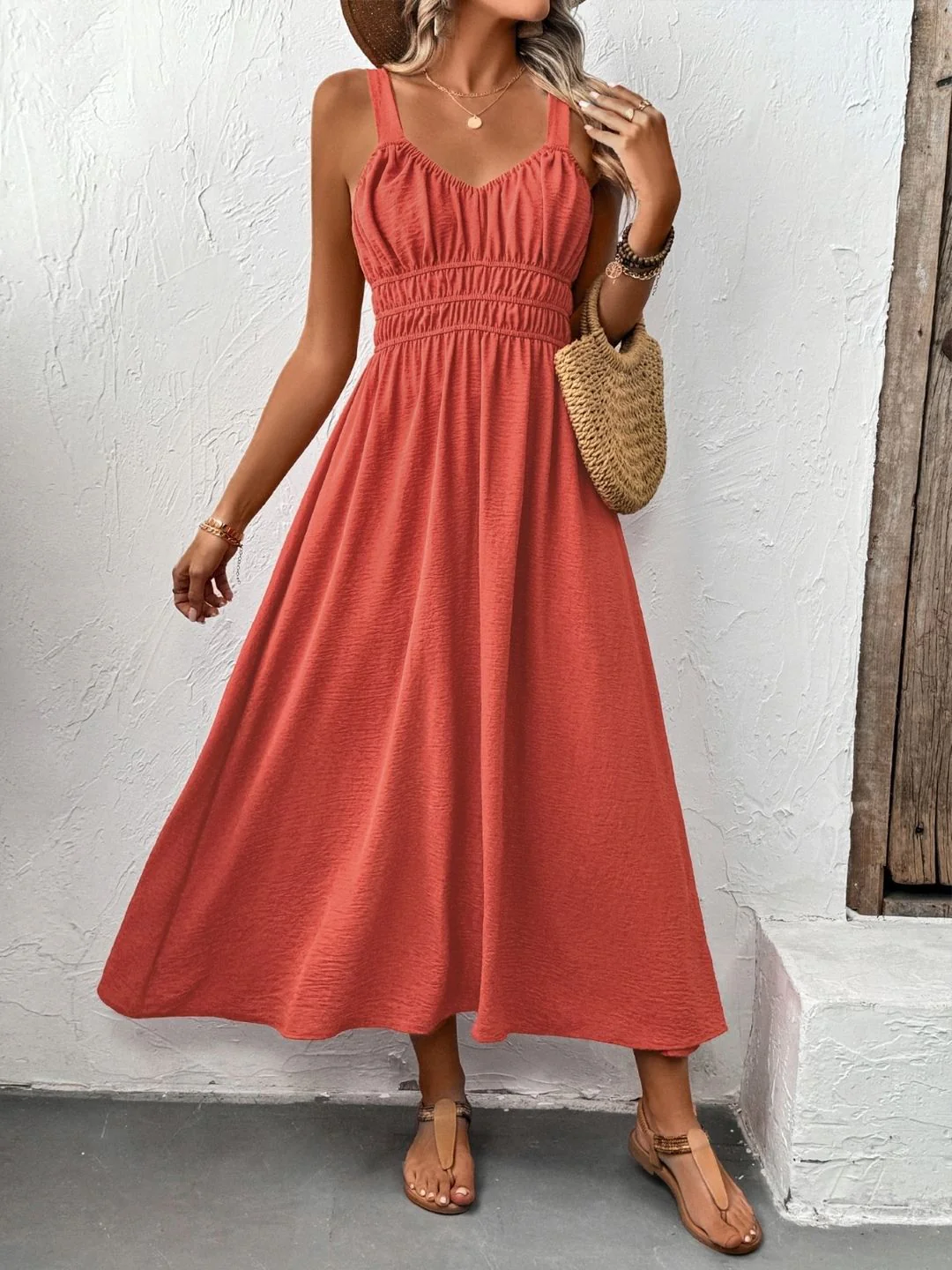 all about you Women Solid A-Line Maxi Dress - Image 5