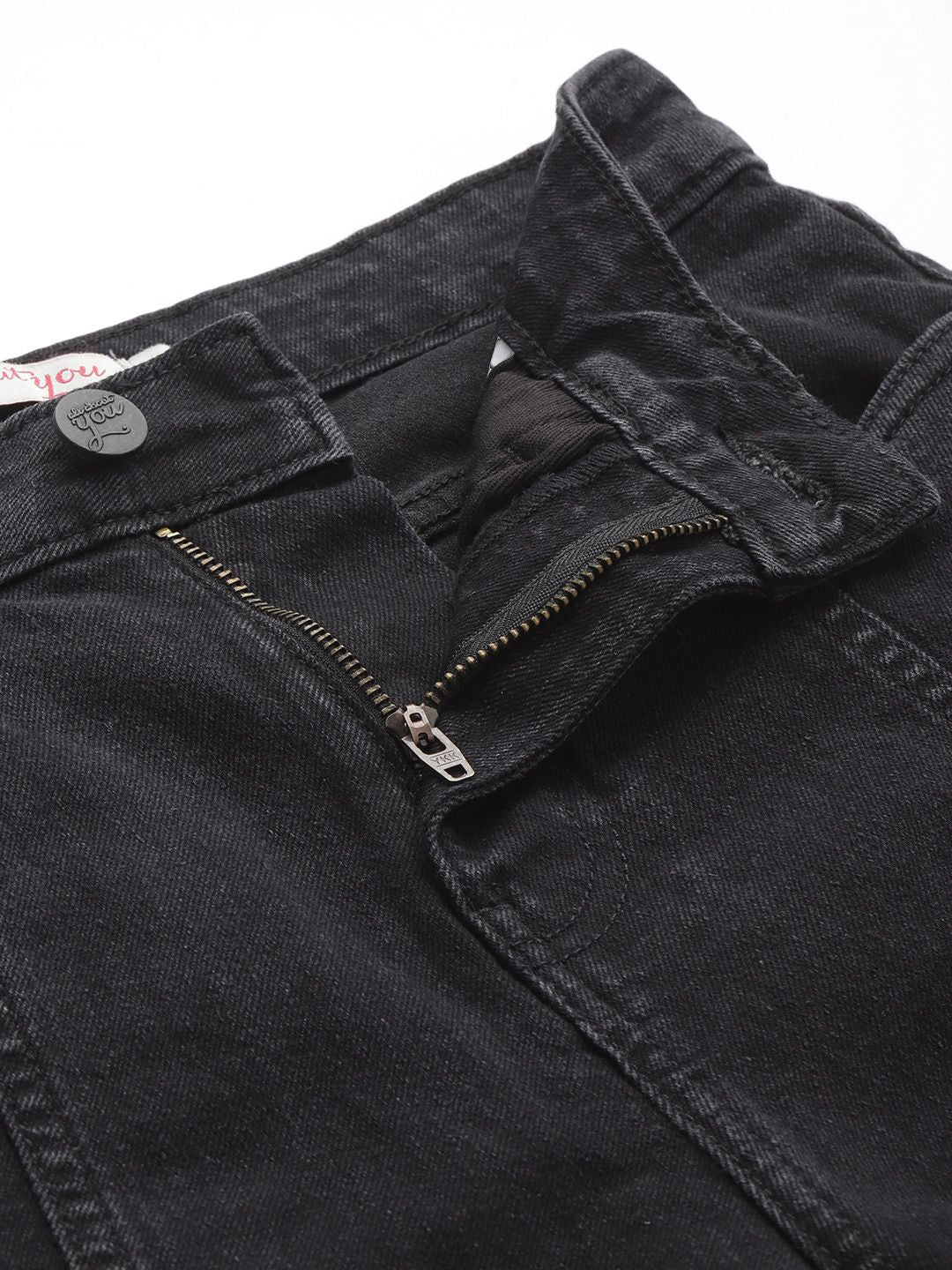 all about you Women Straight Fit High-Rise Light Fade Stretchable Jeans - Image 4