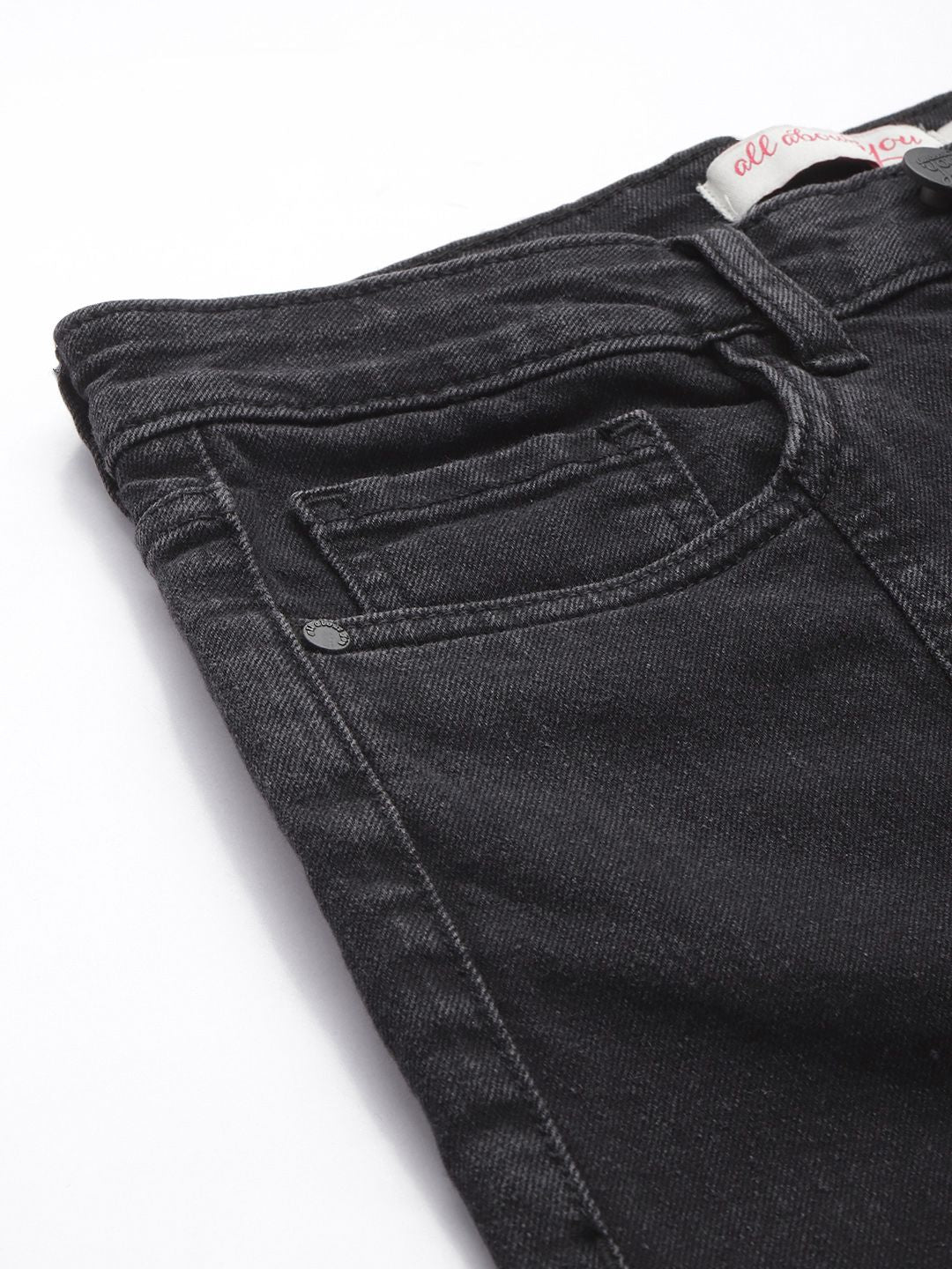 all about you Women Straight Fit High-Rise Light Fade Stretchable Jeans - Image 6