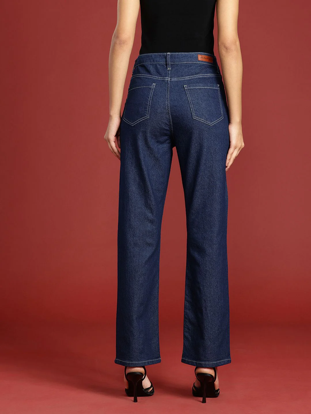 all about you Women Straight Fit High-Rise Stretchable Jeans - Image 5