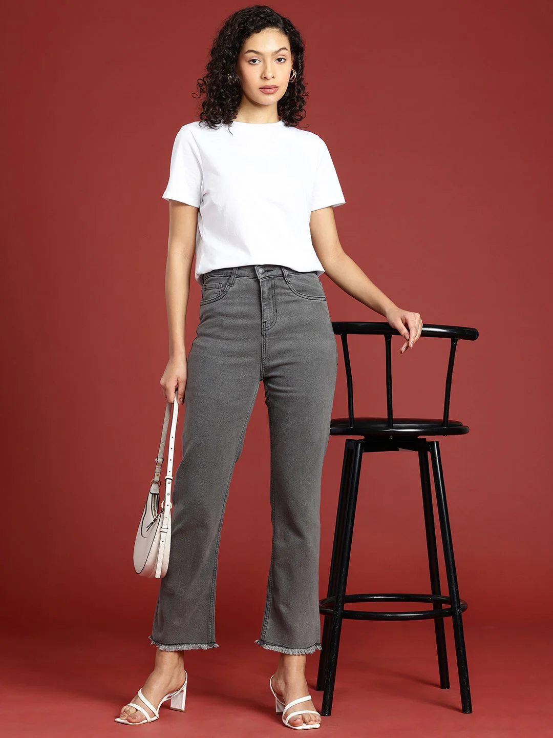 all about you Women Straight Fit High-Rise Stretchable Jeans - Image 5