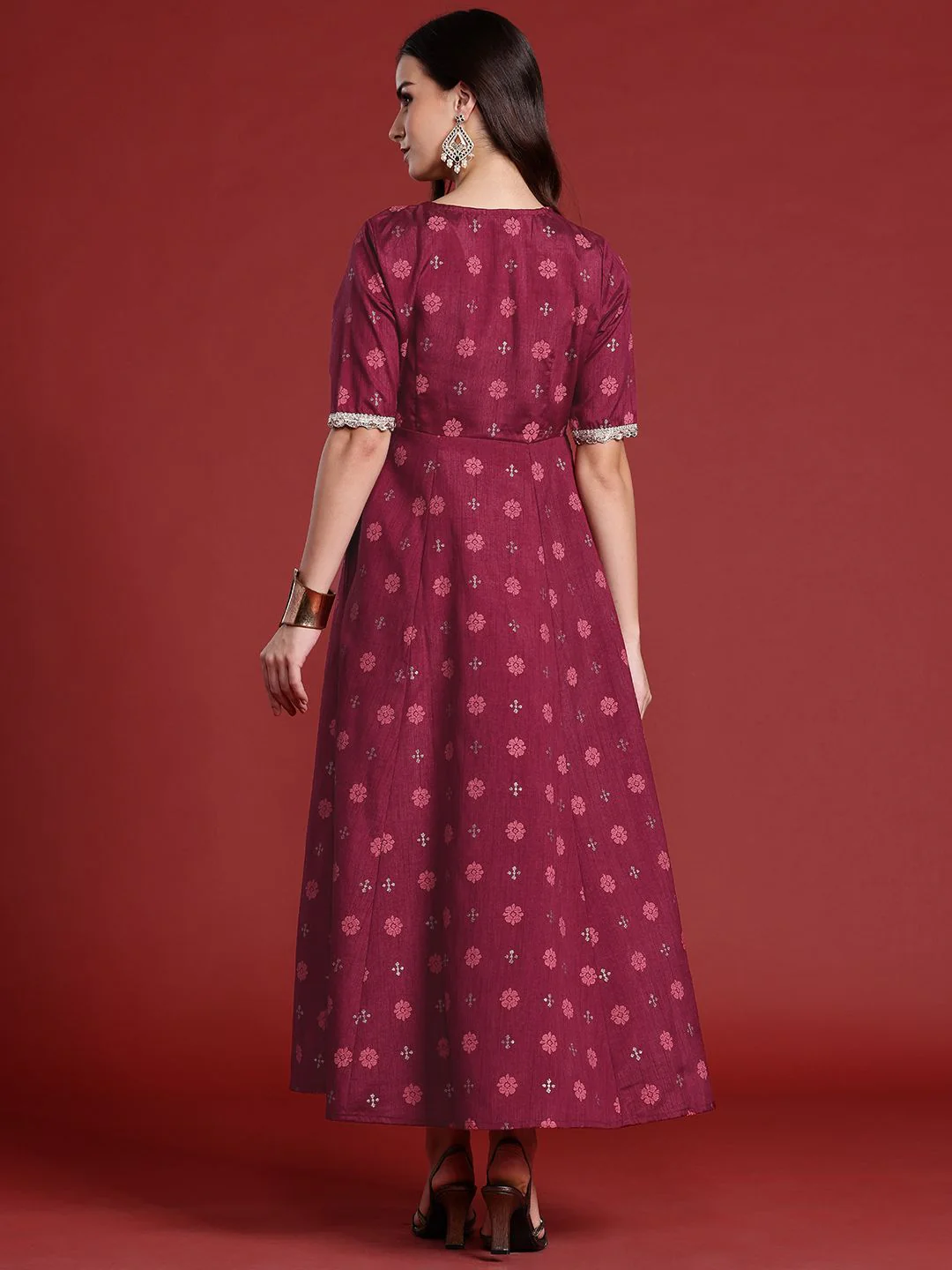 all about you Zari Detail A-line Maxi Dress - Image 5