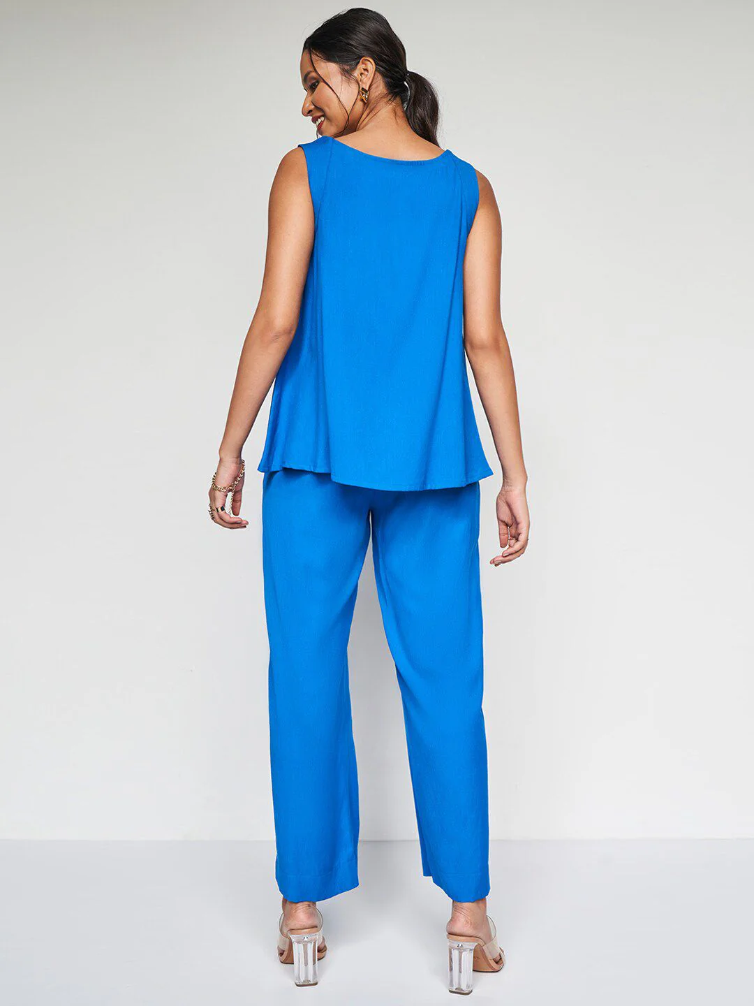 AND Round Neck Top & Mid -Rise Trouser Co-Ords - Image 5