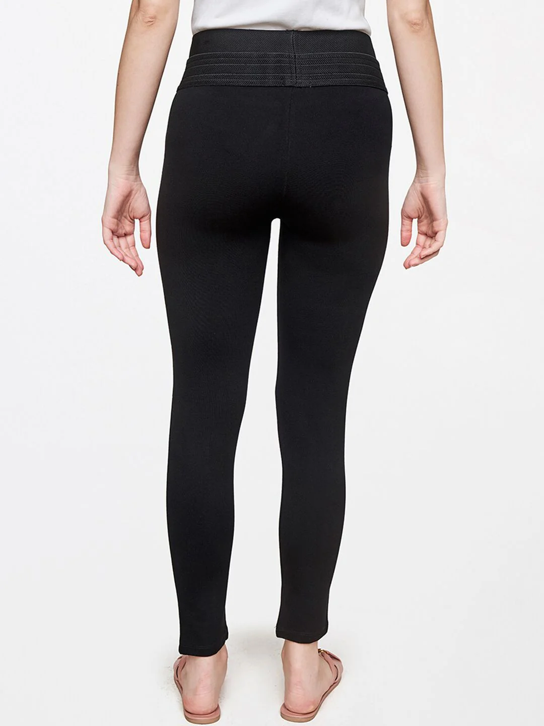 AND Women Black Trousers - Image 3