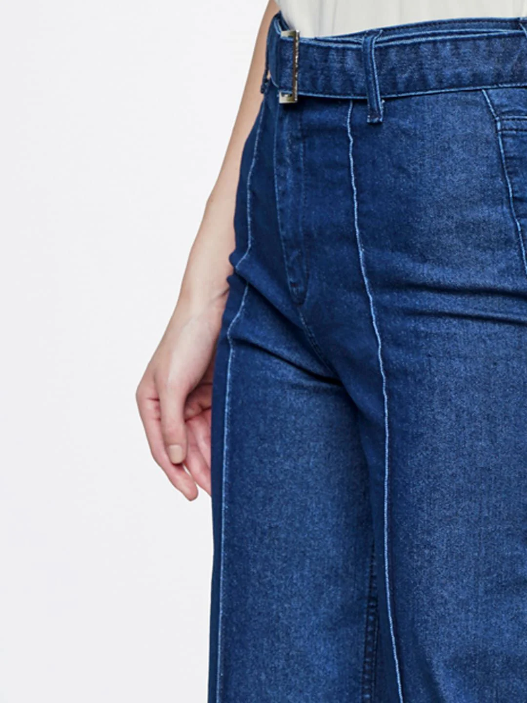 AND Women High-Rise Stretchable Wide Leg Jeans - Image 4
