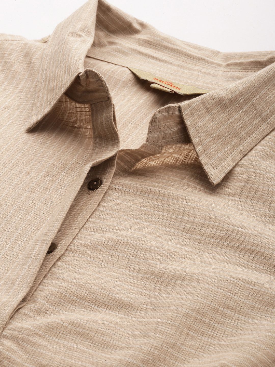 Anouk Beige Striped Tunic with Trousers - Image 2