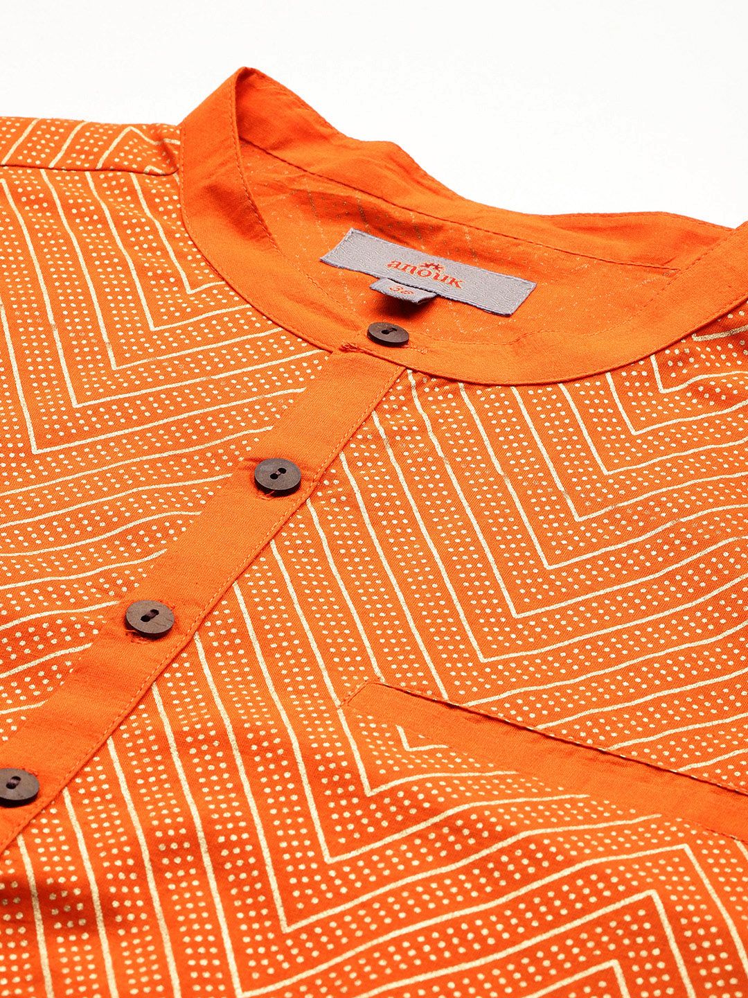 Anouk Chevron Printed Kurta - Image 2