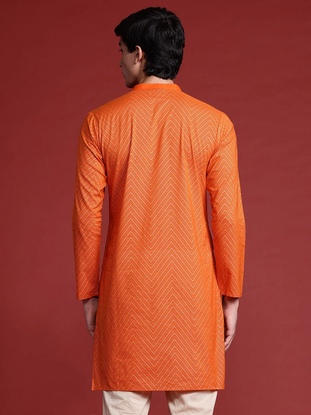Anouk Chevron Printed Kurta - Image 4