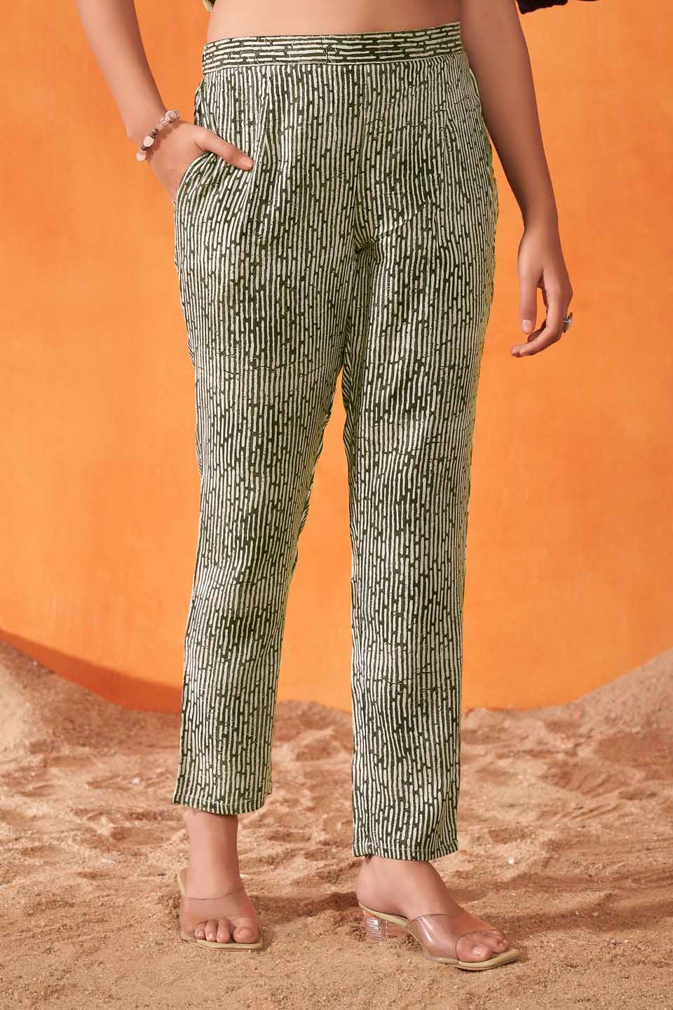 Anouk Floral Printed Round Neck Straight Kurta with Trousers And Dupatta - Image 7