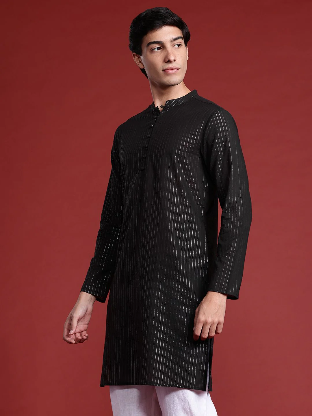Anouk Striped Kurta - Image 5