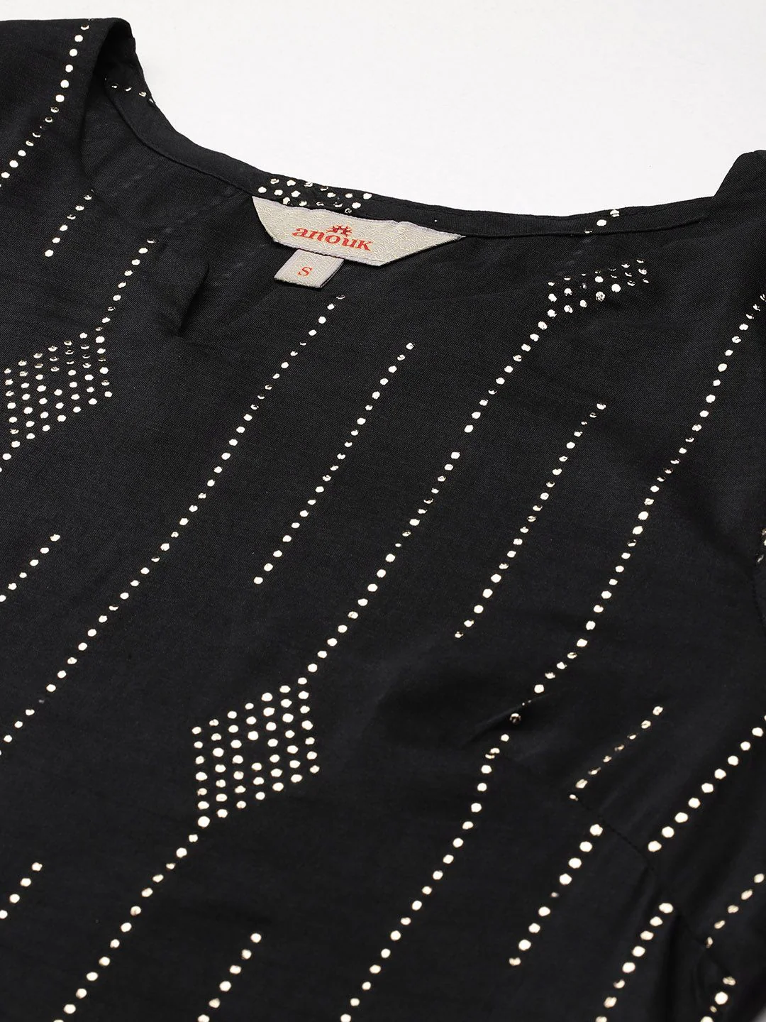 Anouk Tyohaar Collection Embellished Flared Sleeves Kurta - Image 2