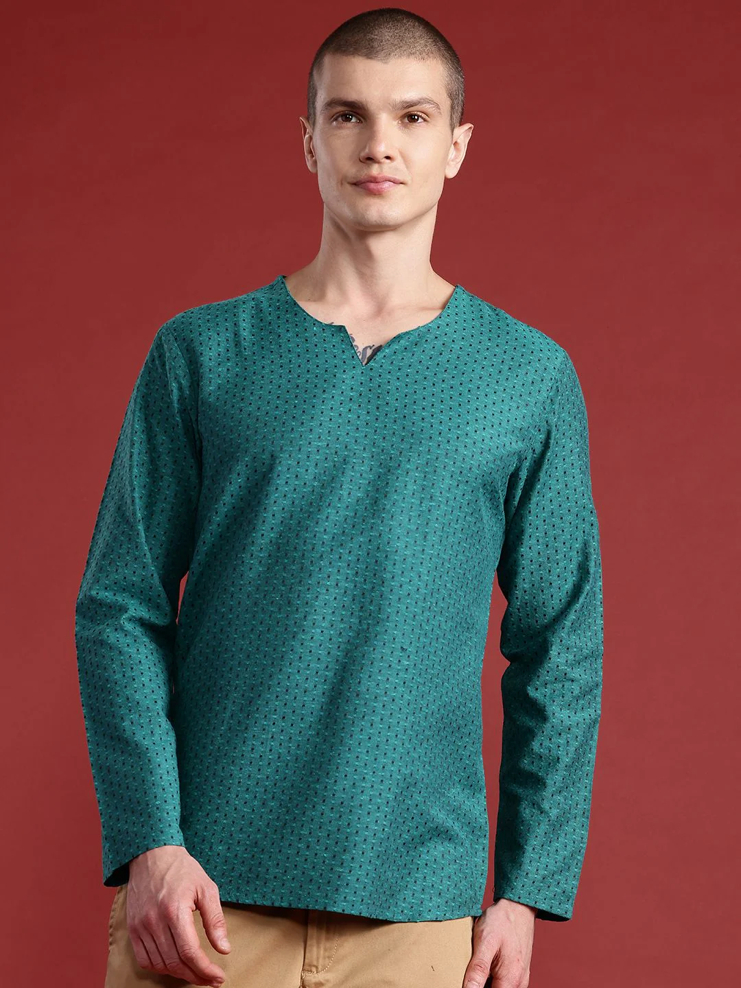 Anouk Woven Design Kurta