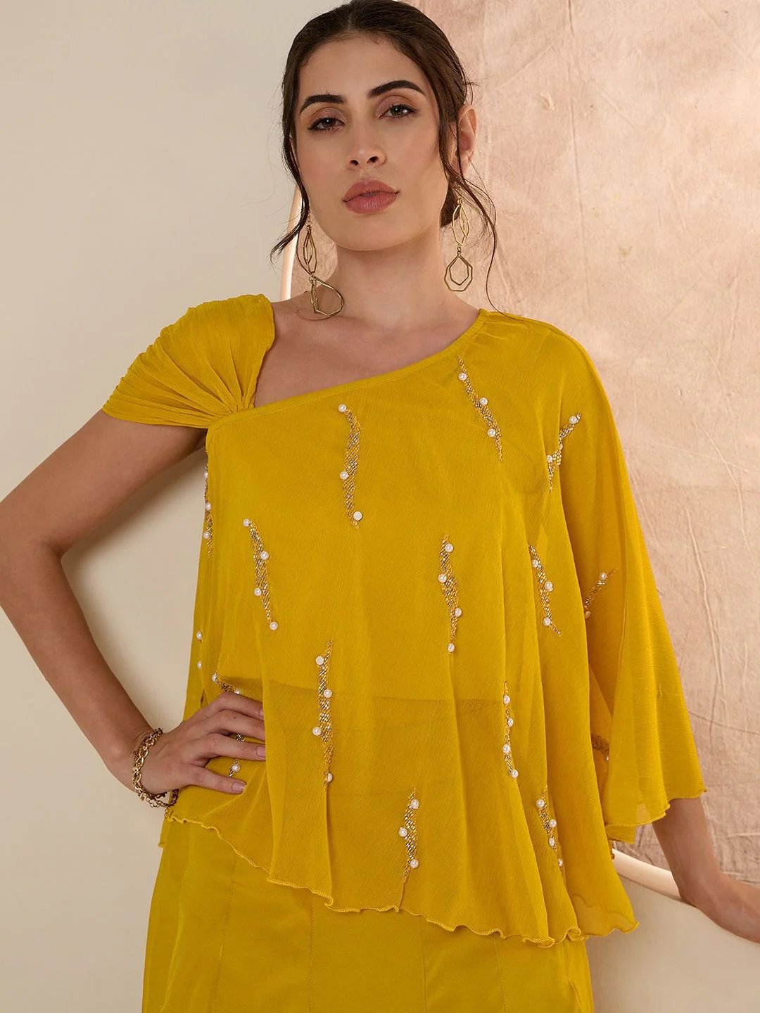 Antheaa Embellished Top & Trouser - Image 2