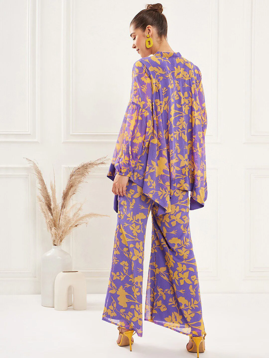 Antheaa Embellished Tunic & Palazzo - Image 4