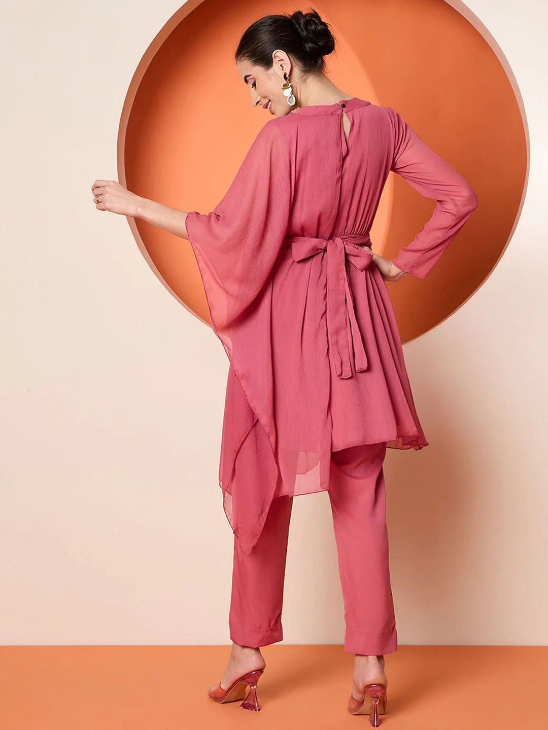 Antheaa Embellished Tunic & Trouser Co-Ords - Image 4