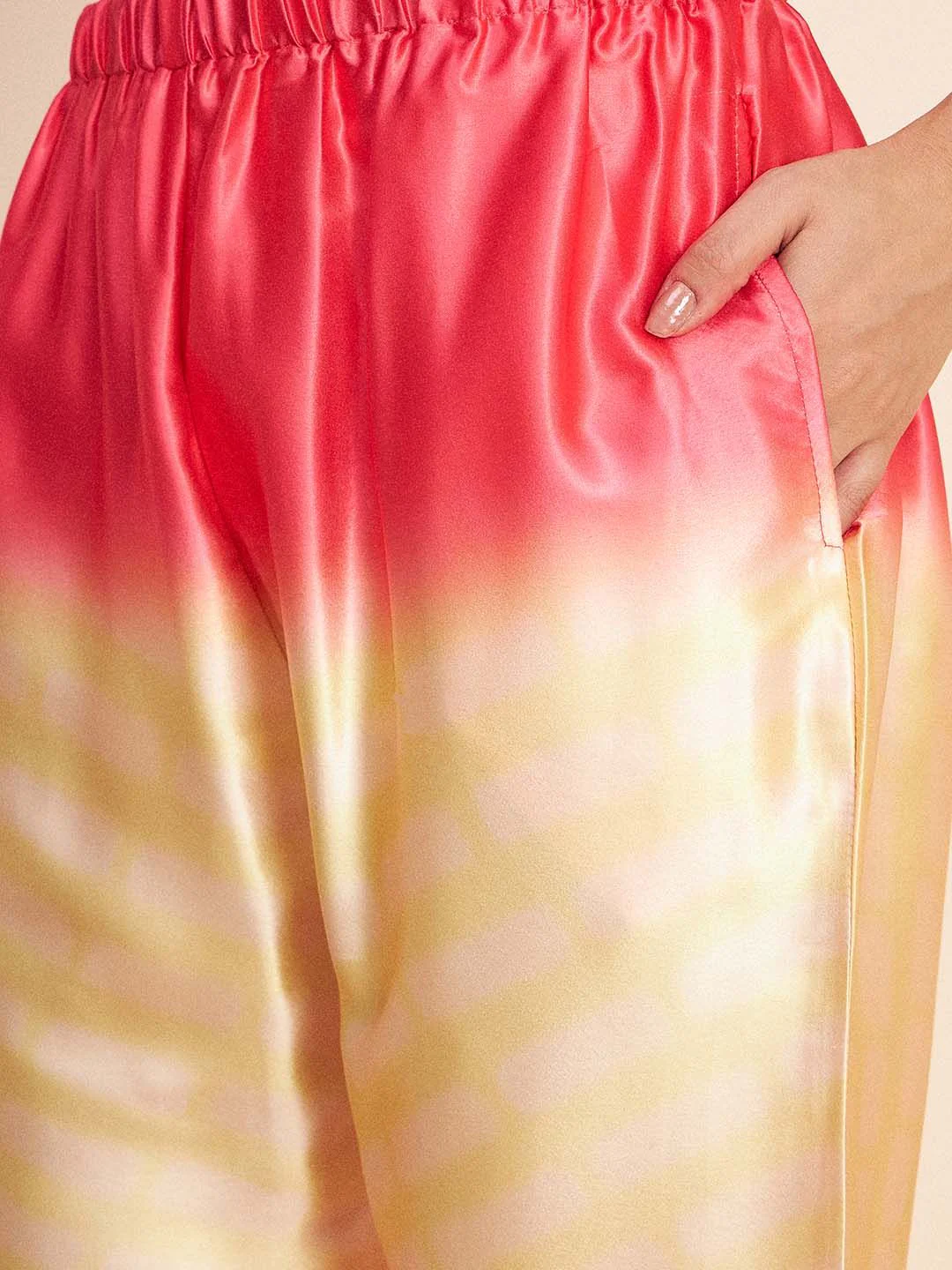 Antheaa Ombre Dyed Shirt & Palazzos - Image 3