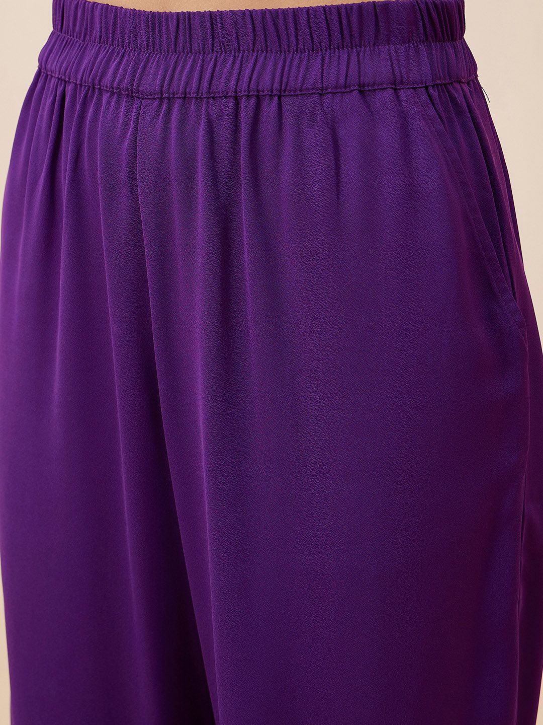 Antheaa Shirt Collar Tunic With Trousers - Image 3