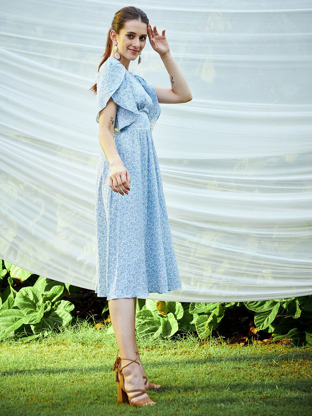 Athena Blue Dress - Image 3