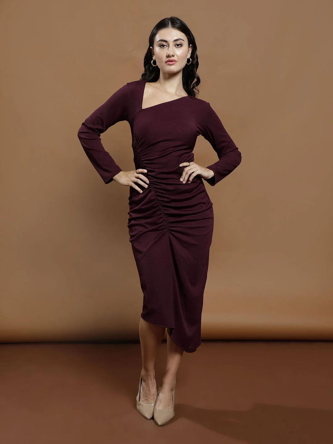 Athena Bodycon Midi Dress