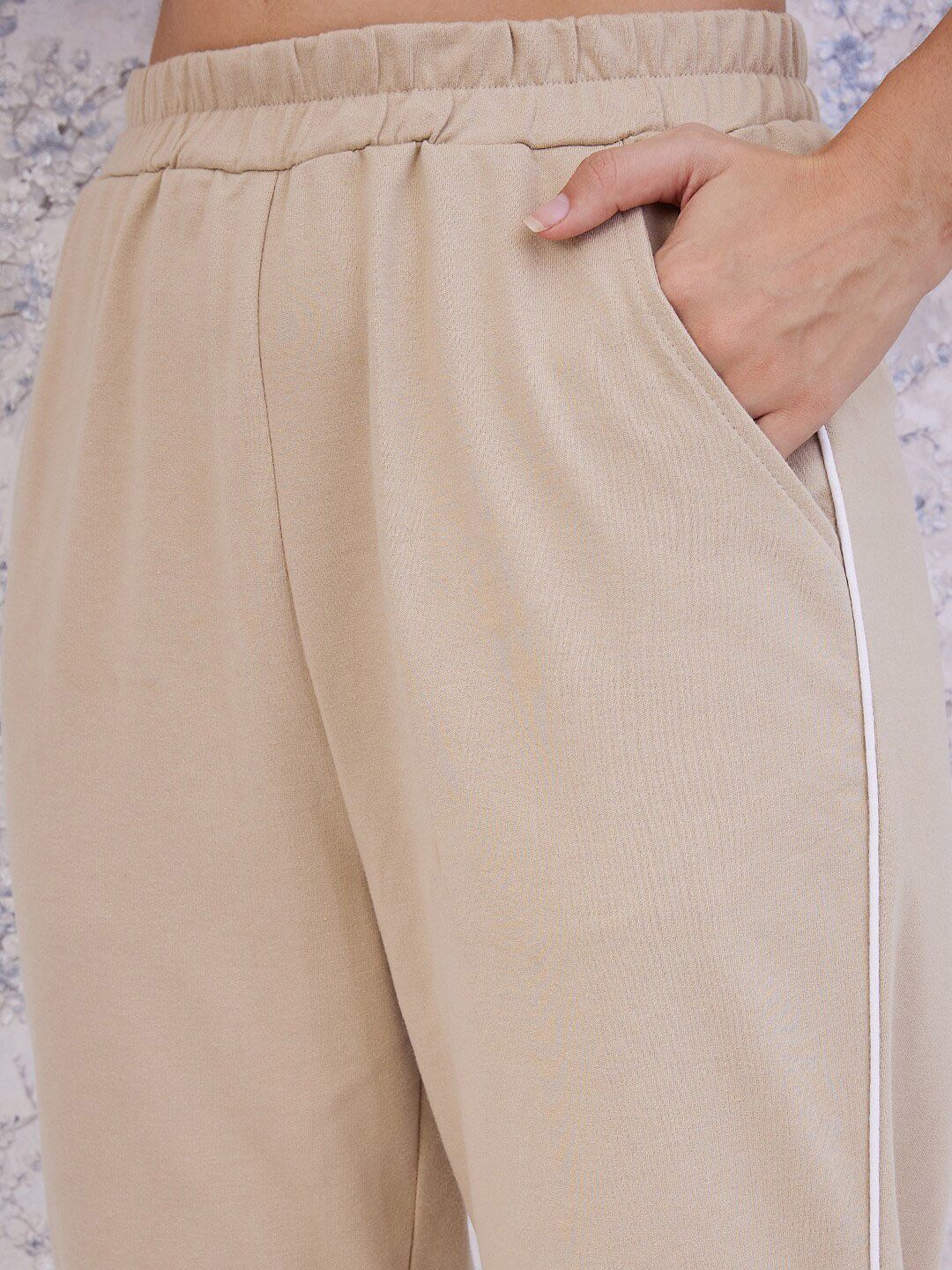 Athena Colourblocked High-Neck Sweatshirt With Straight Trouser Tracksuits - Image 3