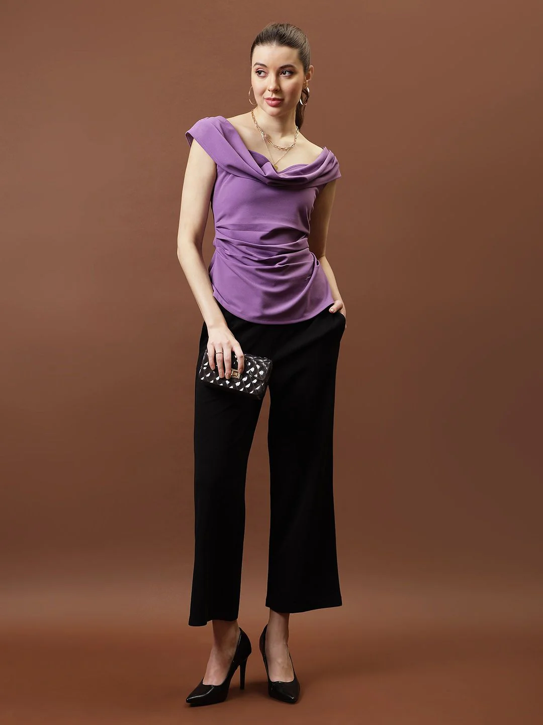 Athena Cowl Neck Top - Image 7