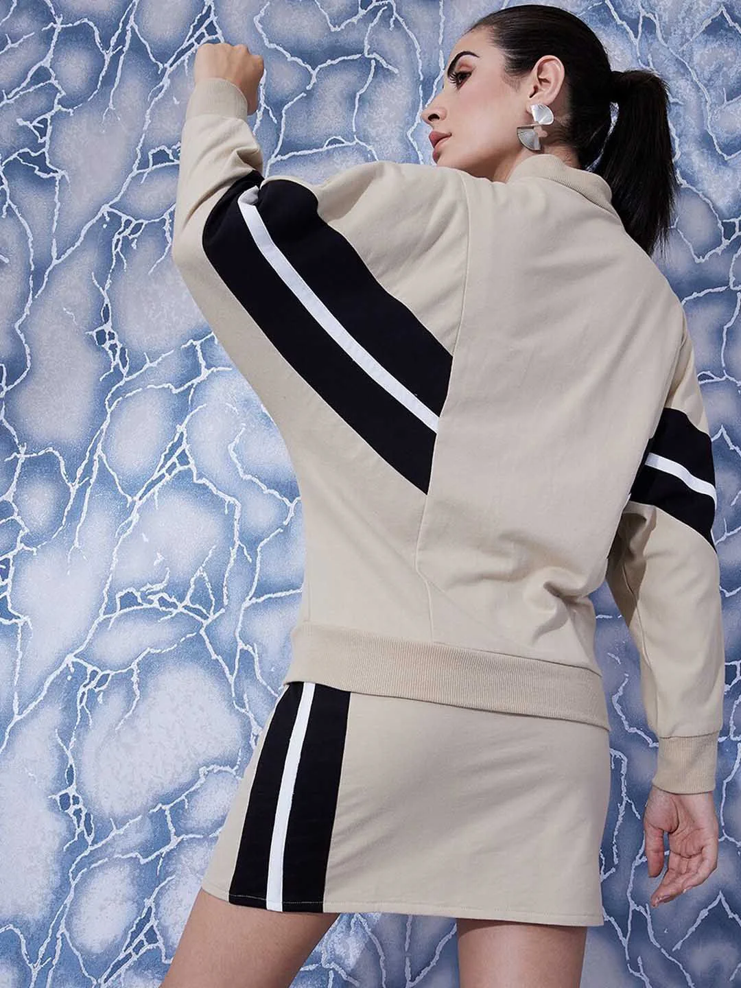 Athena High Neck Sweatshirt & Skirt - Image 4