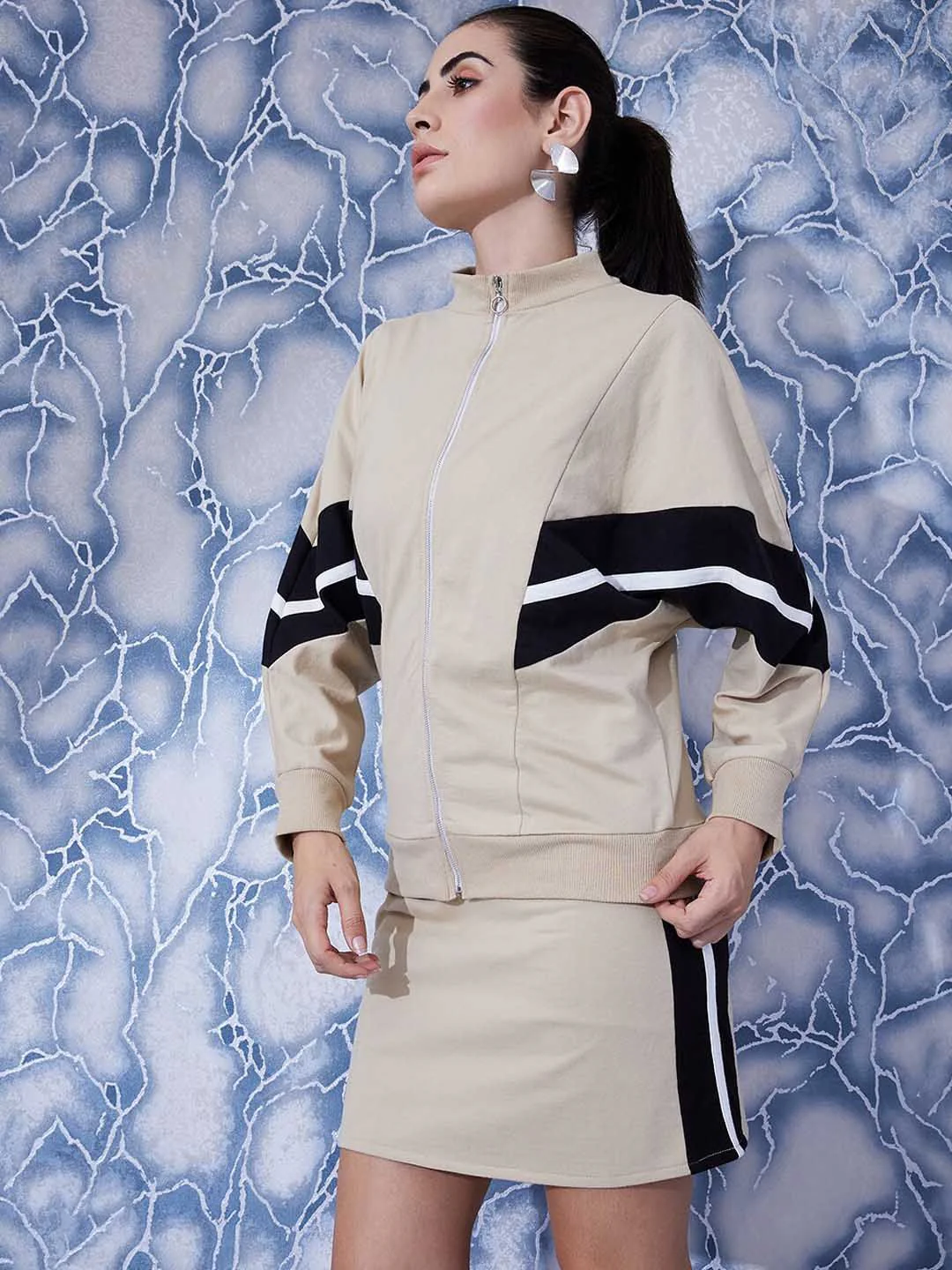 Athena High Neck Sweatshirt & Skirt - Image 5
