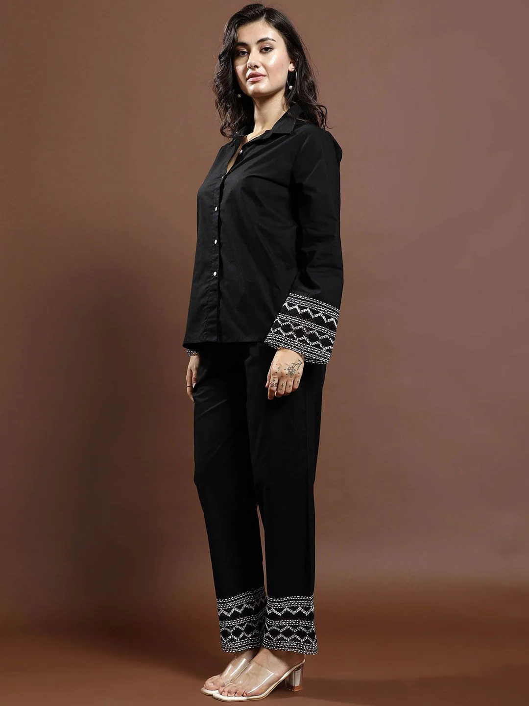 Athena Pure Cotton Shirt & Trousers - Image 5